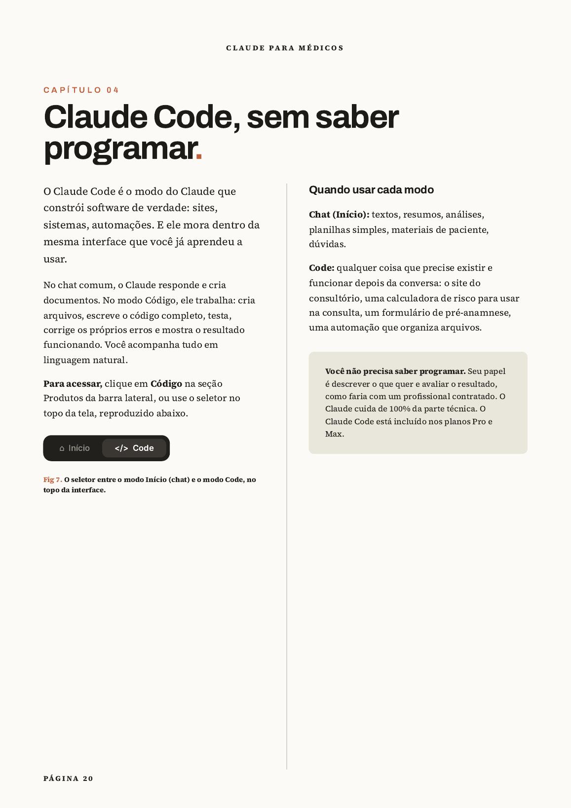 Abertura do capítulo sobre Claude Code