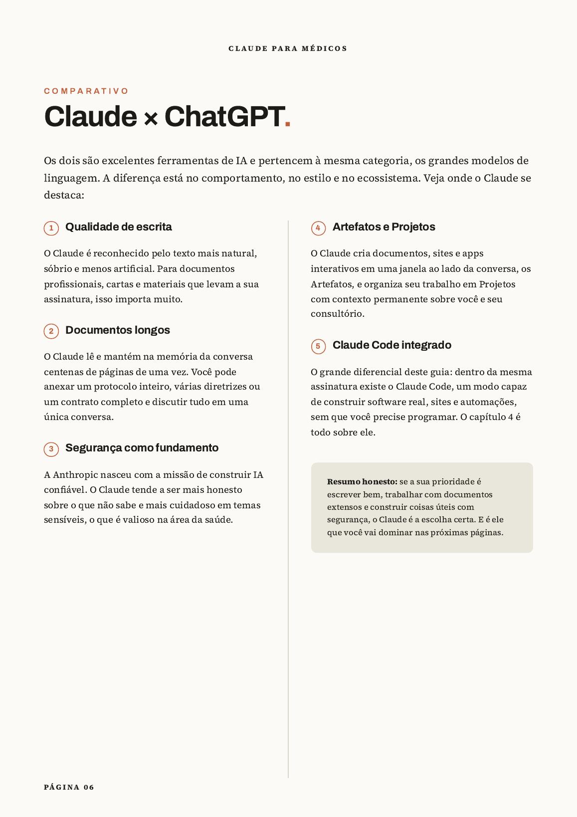 Comparação visual entre ferramentas de IA